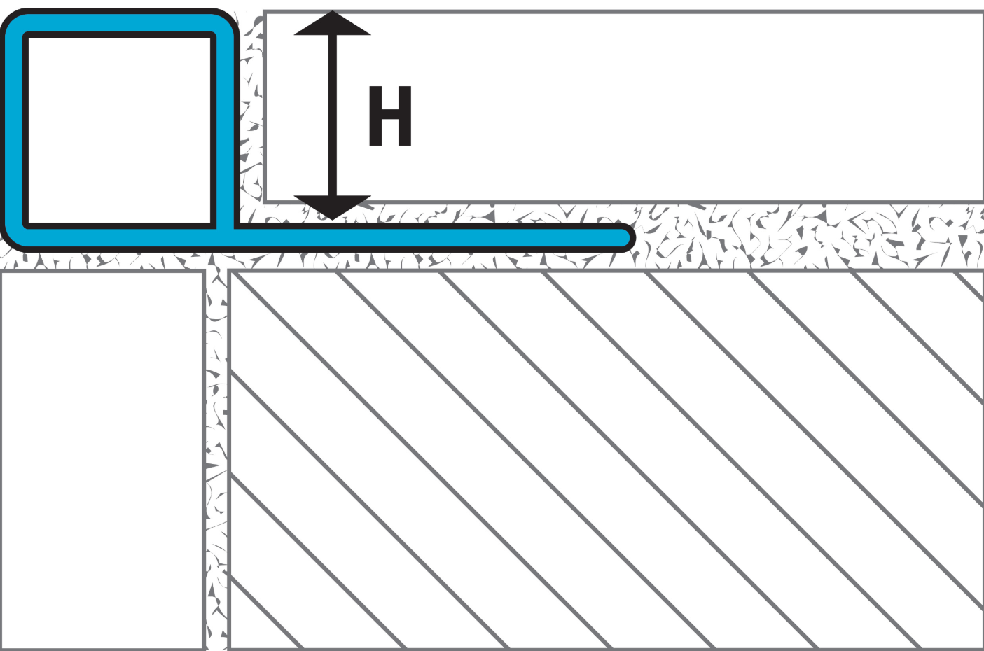 SQ2 Square Profiles:  5/16" (8.0mm), 3/8" (10.0 mm), 1/2" (12.5 mm)